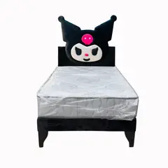 GENERICO - Cama Infantil diseño Niña de 1.5 plaza Rimar