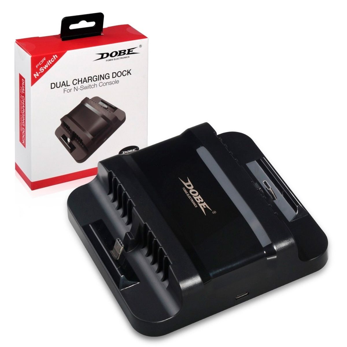 DOBE - Base DOBE de carga doble para Nintendo Switch TNS853A