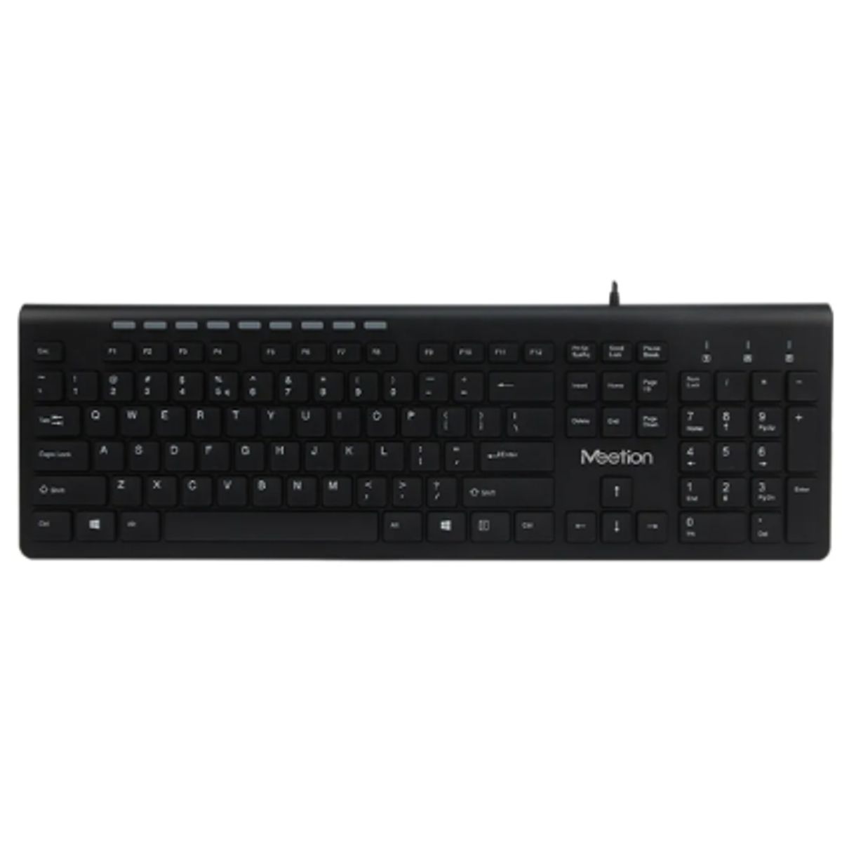 GENERICO - Teclado Completo  Con Pad Numérico Color Negro En Español