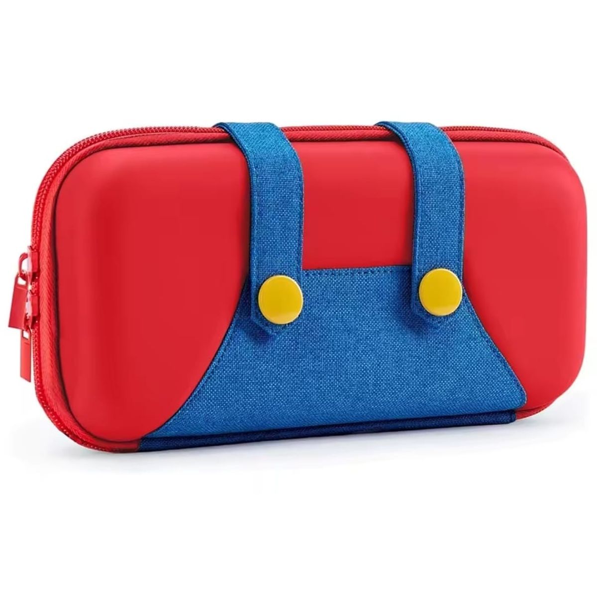 GENERICO - Funda Estuche de Almacenamiento Nintendo Switch 2 Version Mario Rojo/Azul