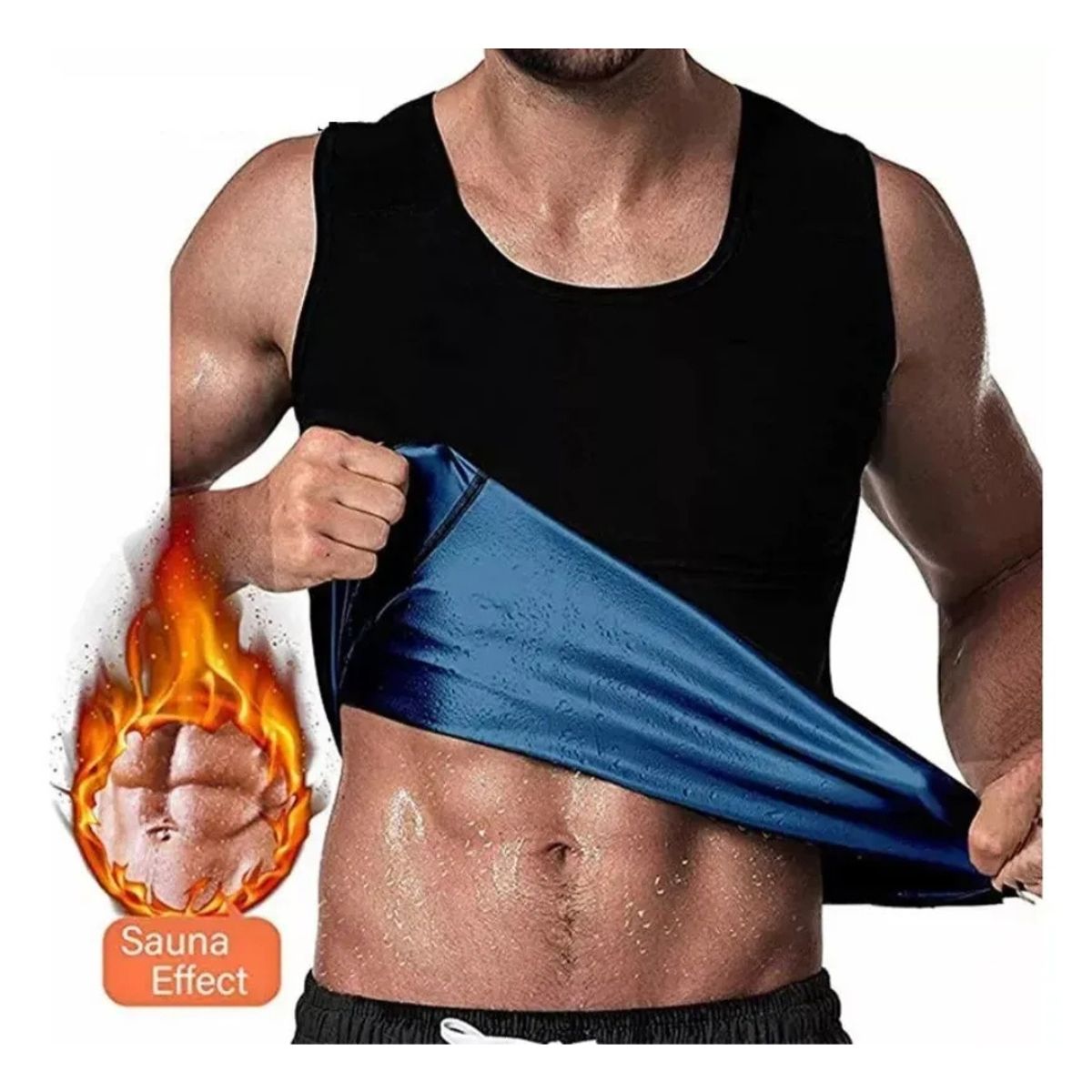 MOVI - Redu Shaper Reduce tonifica moldea y estiliza tu abdomen hombre  Negro