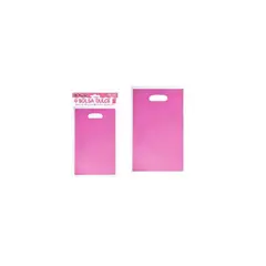 GENERICO - Bolsas perladas para dulces rosa 10pcs 17x25cm