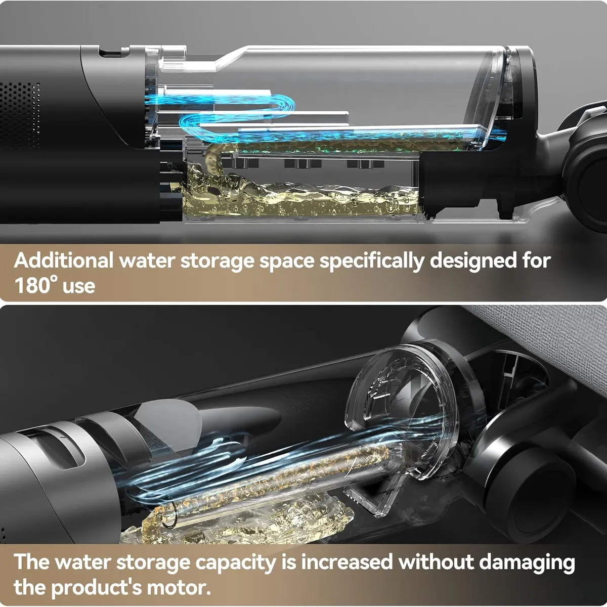 JONR - JONR ED12 Pro Max  Aspiradora inalámbrica en seco y húmedo 17000PA