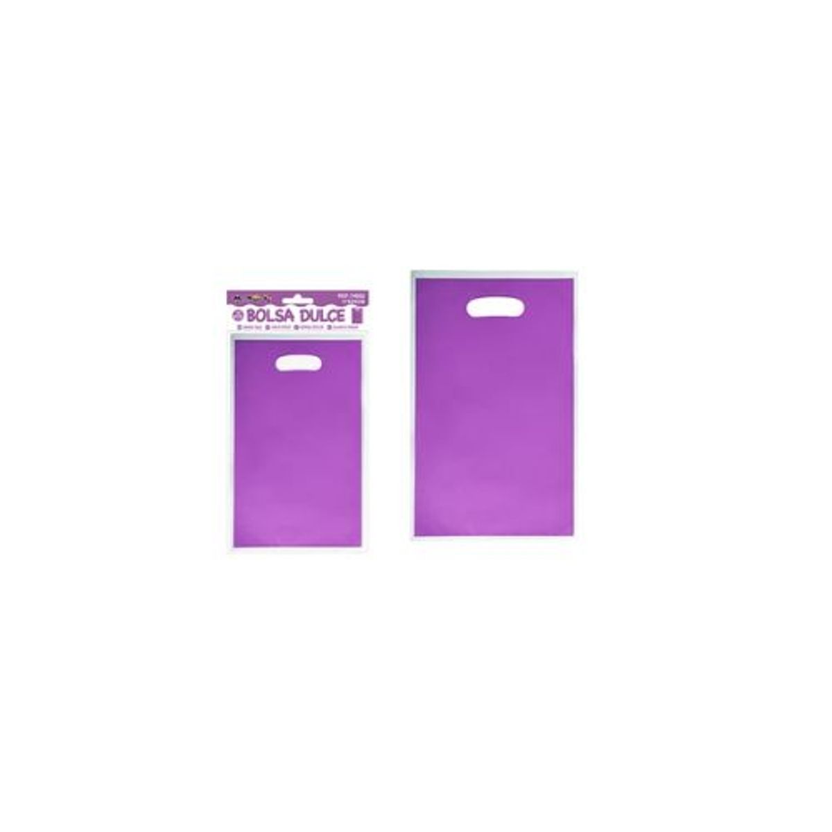 GENERICO - Bolsas perladas para dulces morado 10pcs 17x25cm