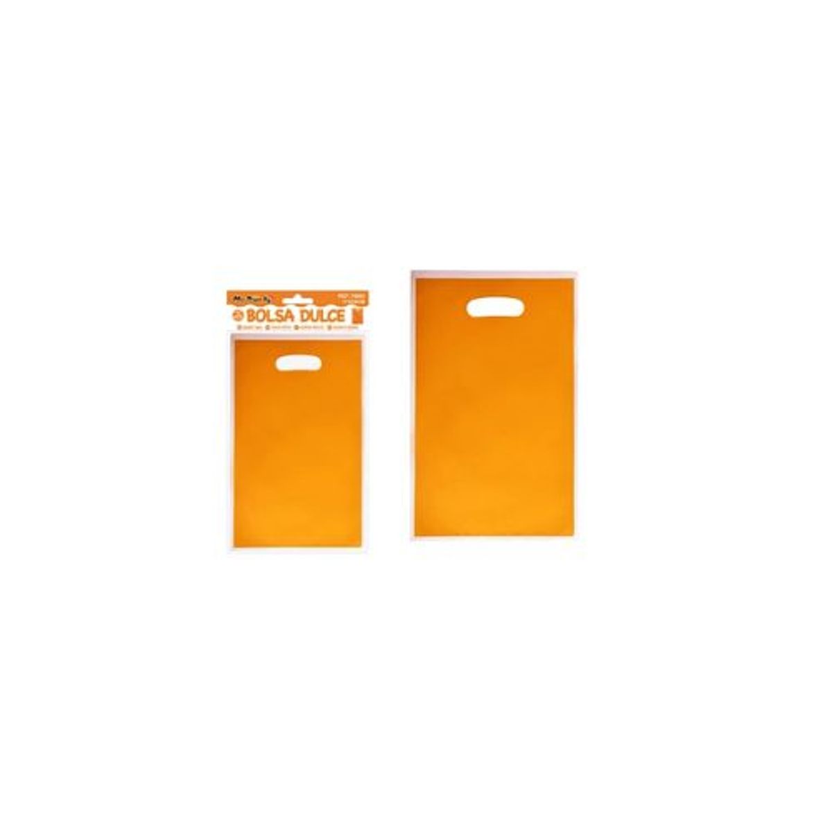 Bolsas perladas para dulces naranja 10pcs 17x25cm, marca GENERICO - Foto Principal
