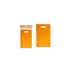GENERICO - Bolsas perladas para dulces naranja 10pcs 17x25cm