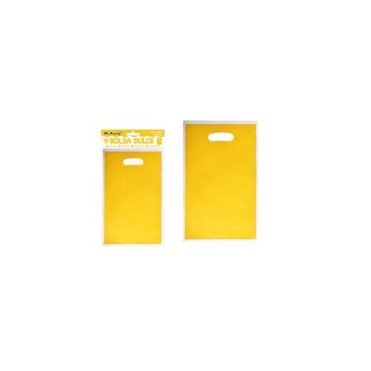 GENERICO - Bolsas perladas para dulces amarillo 10pcs 17x25cm