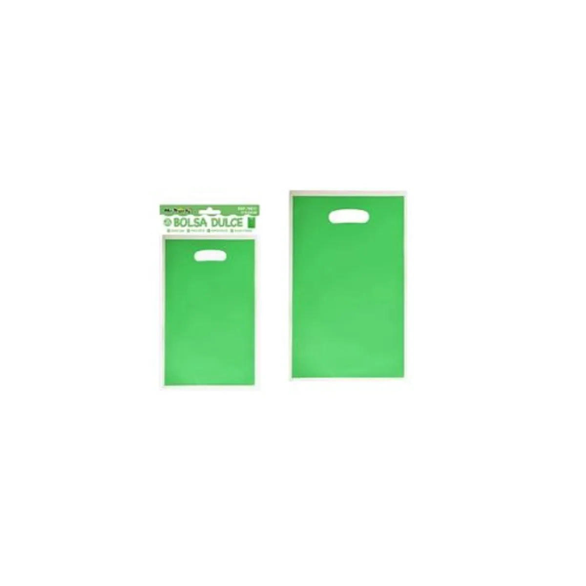 GENERICO - Bolsas perladas para dulces verde 10pcs 17x25cm