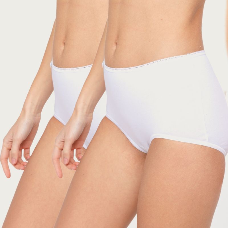 SLOGGI - Pack de 2 calzón pack tiro alto mujer