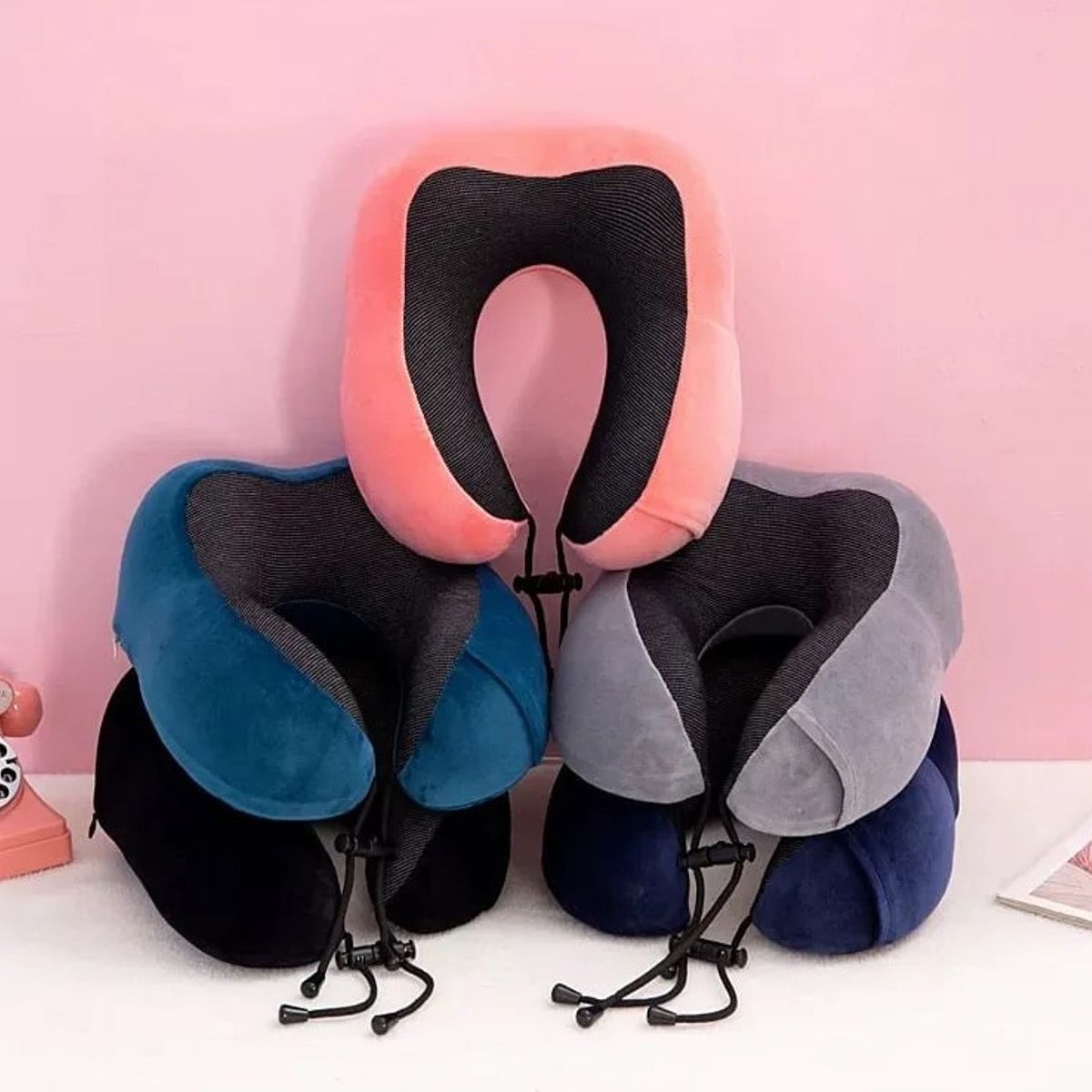 GENERICO - COJIN ALMOHADA CERVICAL DE CUELLO AJUSTABLE