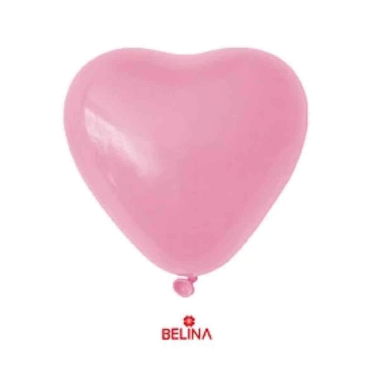 GENERICO - Globo de látex corazón rosa 45cm