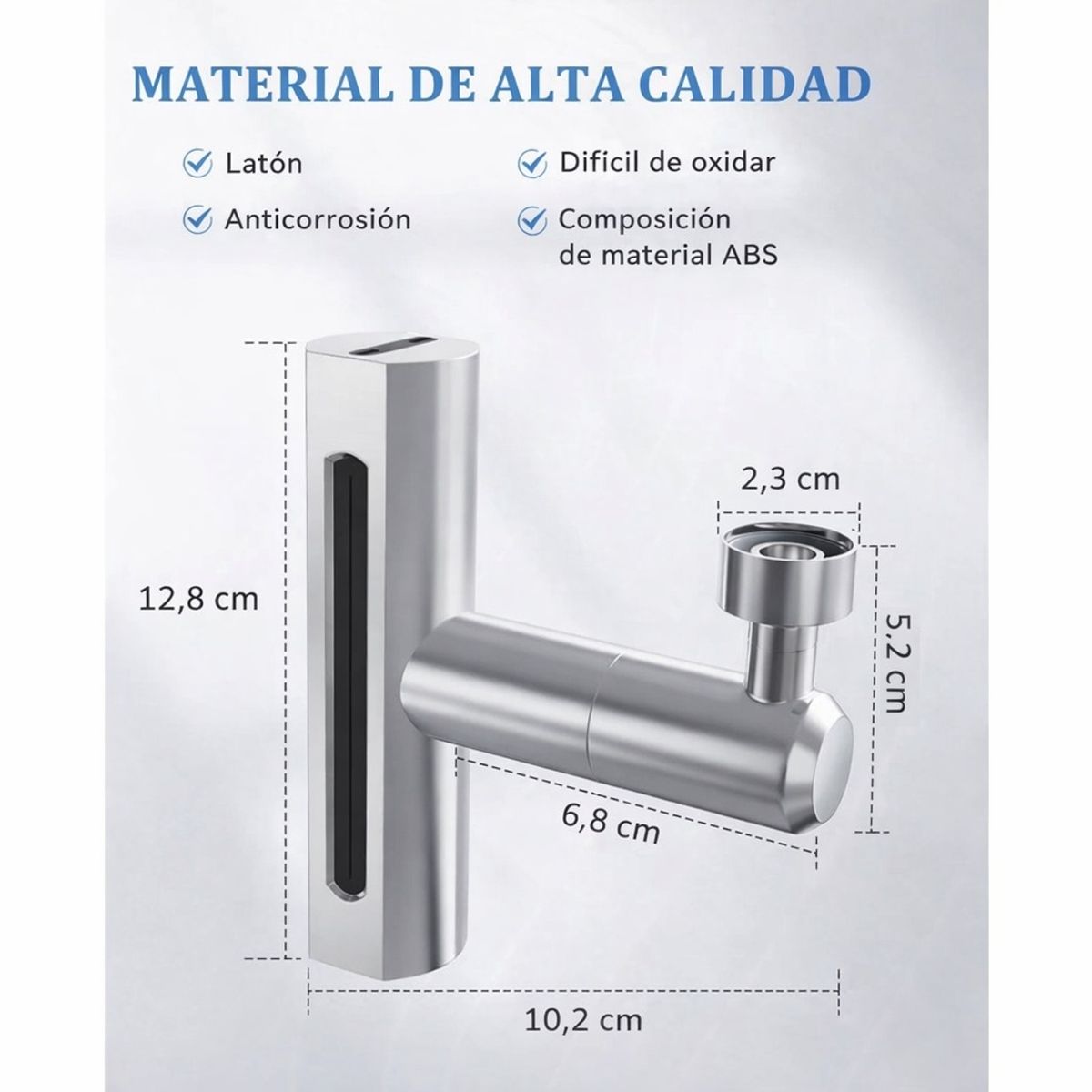 MOVI - Grifo 4 en 1 360° para cocina (Adaptador Extensible)