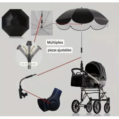 Imagen 2 del producto Sombrilla Para Coche Bebe Universal 00271