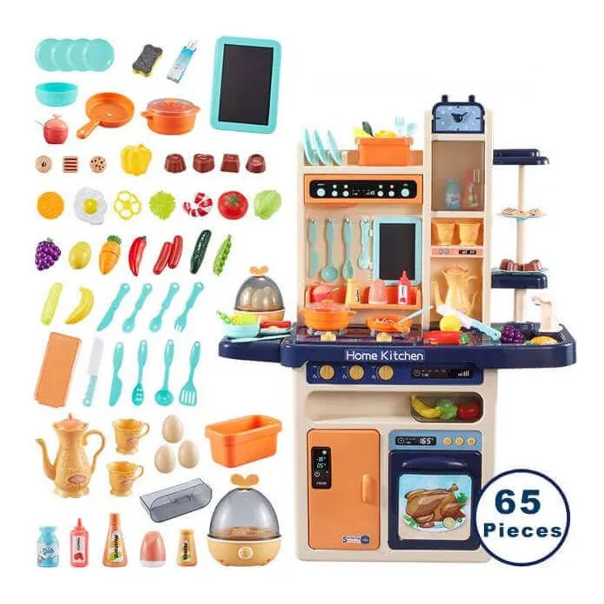 GENERICO - Cocina De Juguete Infantil Juego Niños Set 67 Piezas