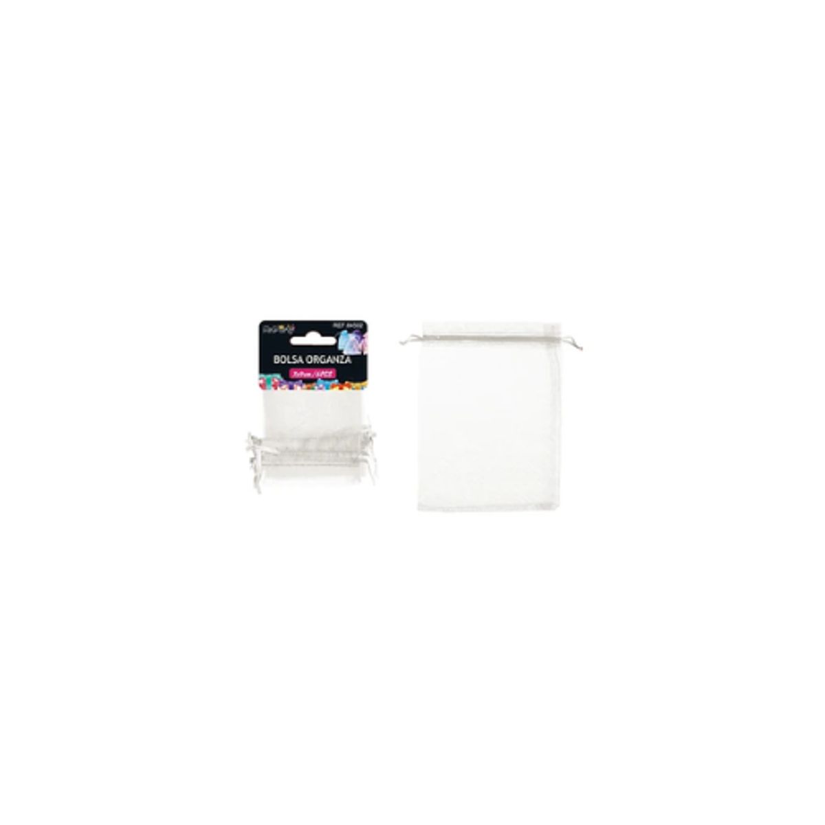 GENERICO - Bolsa de organza beige 7x9cm 6pcs