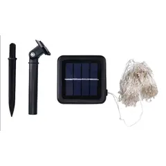 GENERICO - Luces Solar 10m Diseño Hada Navidad Decorativa Genérica