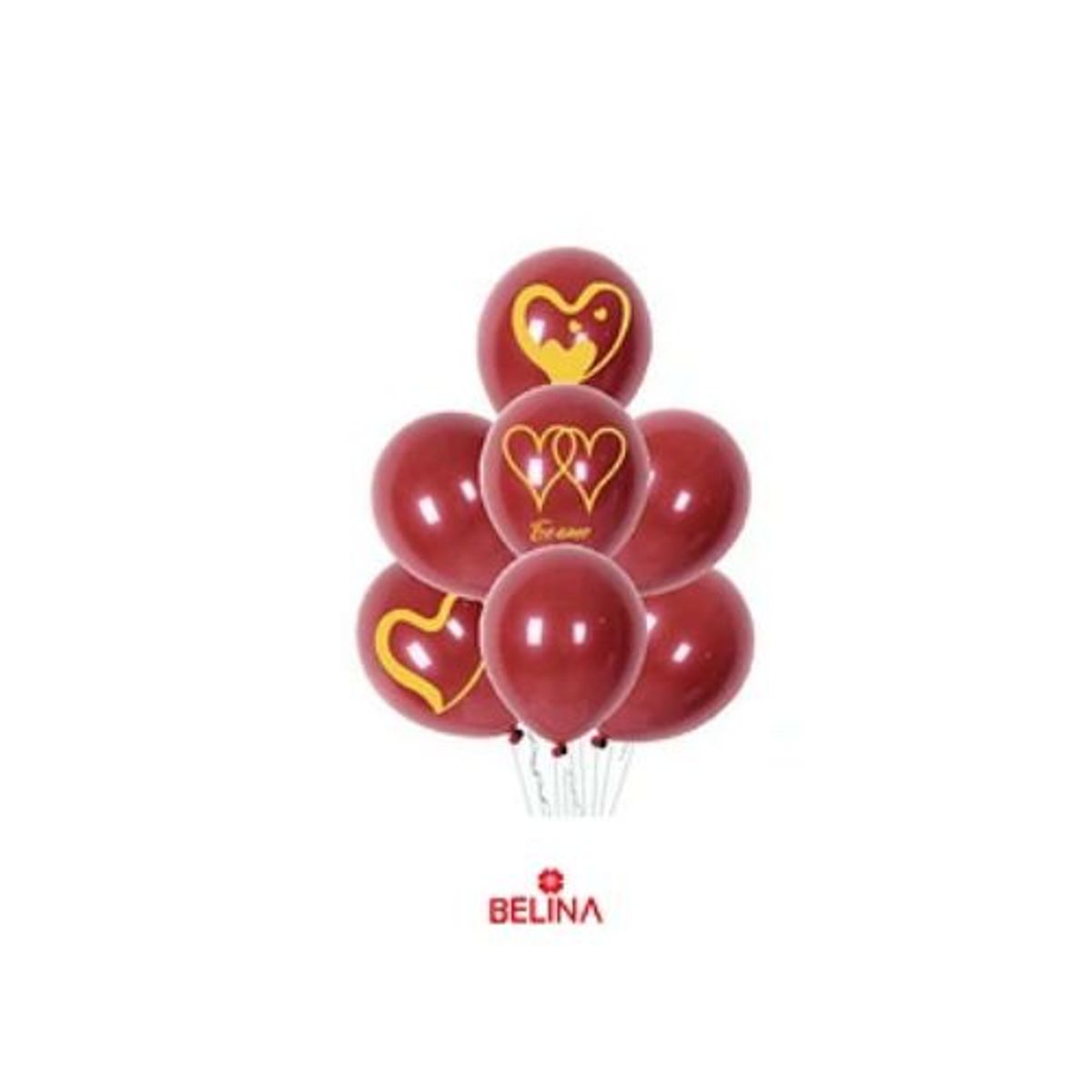 GENERICO - Set de globos de látex te amo