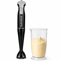 TELEFUNKEN - Batidora de Inmersión Minipimer 500W + Vaso 700ML