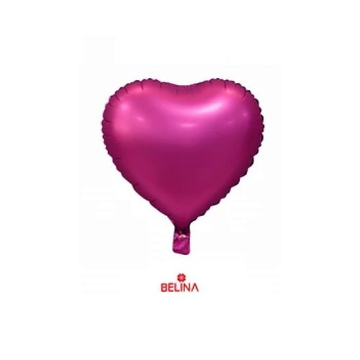 GENERICO - Globo corazón cromado rosa