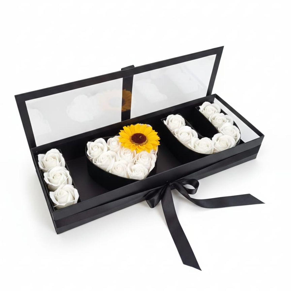 GENERICO - Caja De Rosas Premium Rosas Eternas Rosas de Jabón San Valentín