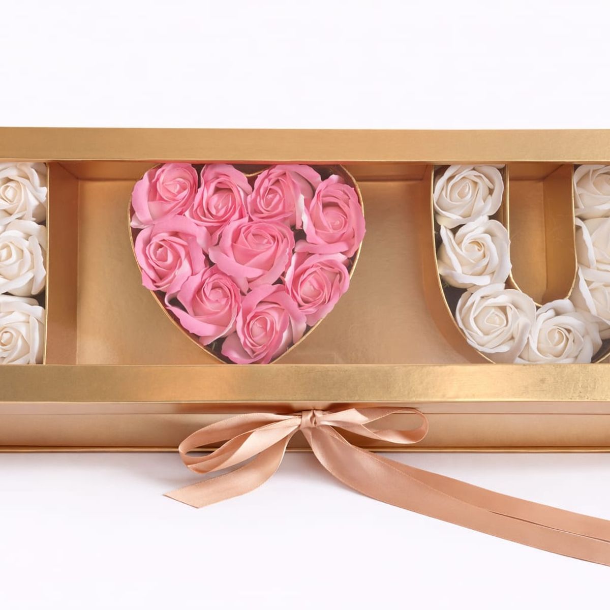 GENERICO - Caja De Rosas Premium Rosas Eternas Rosas de Jabón San Valentín