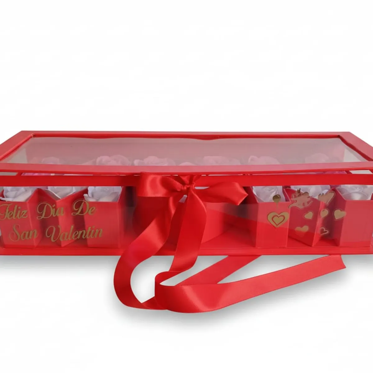 GENERICO - Caja De Rosas Premium Rosas Eternas Rosas de Jabón San Valentín