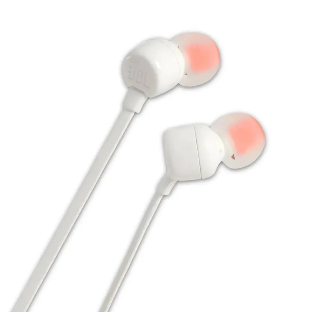 JBL - Audífonos JBL T110 Blanco con Manos Libre Tecnología Hi Bass