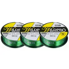 KINDA NICE - Pack 3 Hilo De Pescar Resistente Al Desgaste De Nailon 100 M