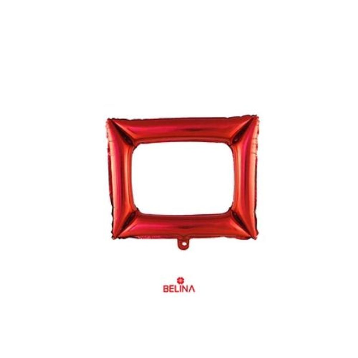 GENERICO - Globo metálico marco de fotos rojo 50x60cm
