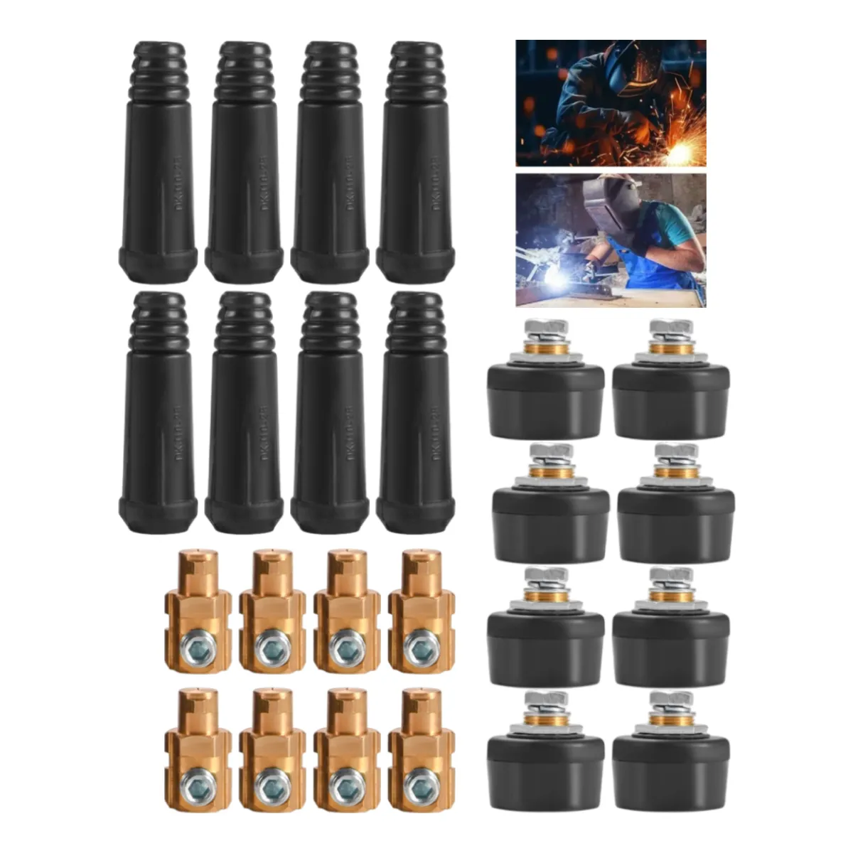 KINDA NICE - Soldadora Genérica 10-25 Conectores Rápidos 8 Pzas.