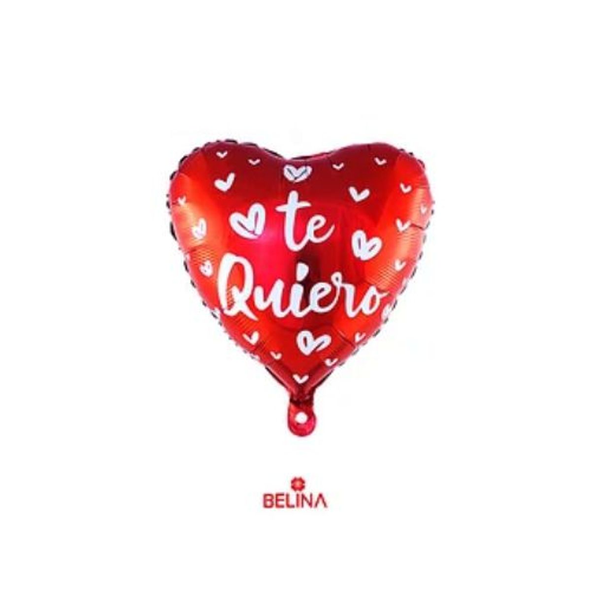 GENERICO - Globo metálico corazón rojo te quiero 45cm