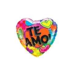 GENERICO - Globo metalico corazón teamo