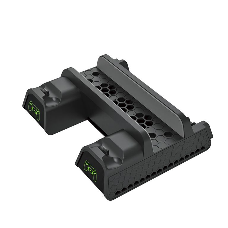 DOBE Base Multifuncional de Carga y Enfriamiento con Ventiladores para PS4 Slim y Pro con Indicadores