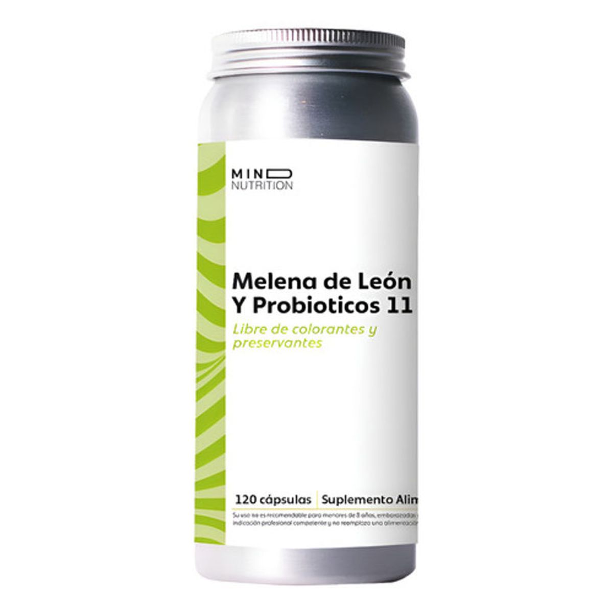 GENERICO - Melena De León + Probióticos 11 Cepas - Mind Nutrition - 60 Sin Sabor