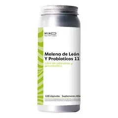 GENERICO - Melena De León + Probióticos 11 Cepas - Mind Nutrition - 60 Sin Sabor