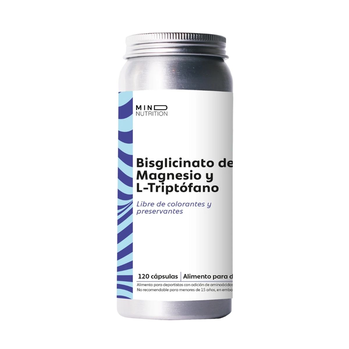 GENERICO - Bisglicinato De Magnesio + L-triptófano Mind Nutrition - 60 Sin Sabor