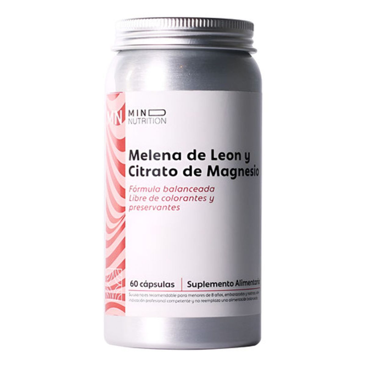 GENERICO - Melena de Leon + Citrato de Magnesio y B6 - 60 Caps  - Mind Nutrition