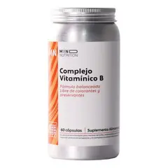 GENERICO - Complejo Vitamínico B - 60 Cápsulas - Mind Nutrition - Energía, Estrés y Sistema Nervioso