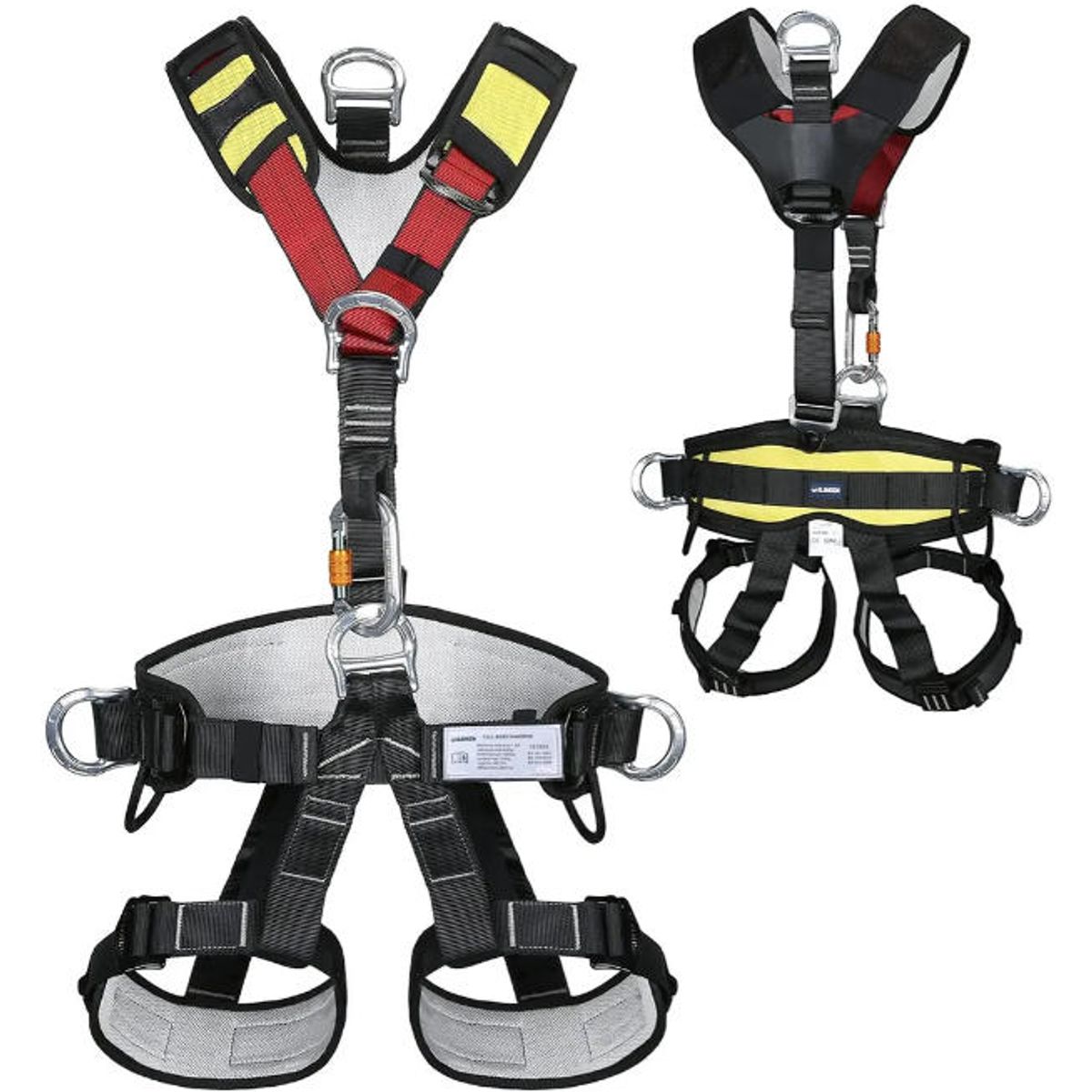 WUWAWDO - Arnés 5 Argollas Con Protección Lumbar Hombros Y Piernas