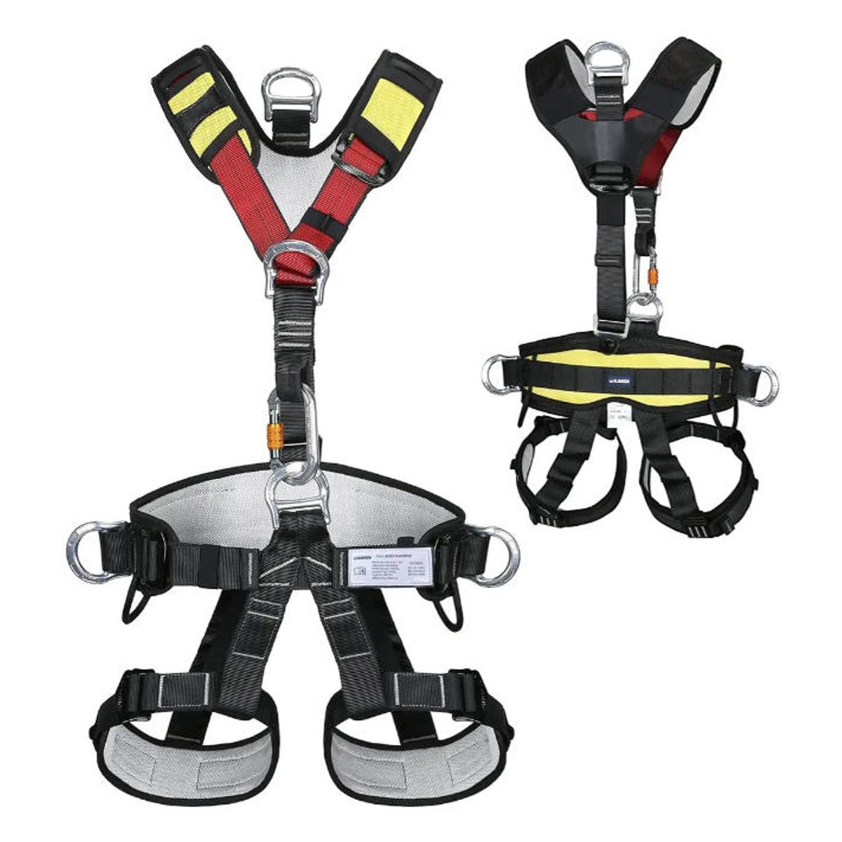 WUWAWDO - Arnés 5 Argollas Con Protección Lumbar Hombros Y Piernas