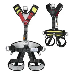 WUWAWDO - Arnés 5 Argollas Con Protección Lumbar Hombros Y Piernas