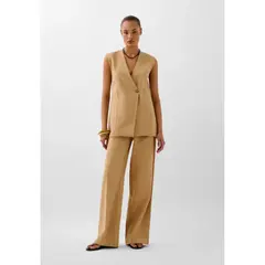 SCALPERS - PANTALÓN PINZAS LINO