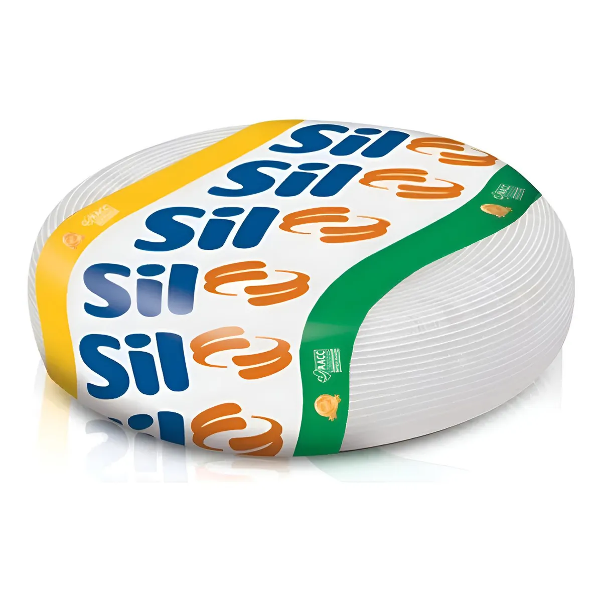 GENERICO - Cable Cordón Eléctrico Sil Flexible 2x0,75mm2 100m Blanco certificado