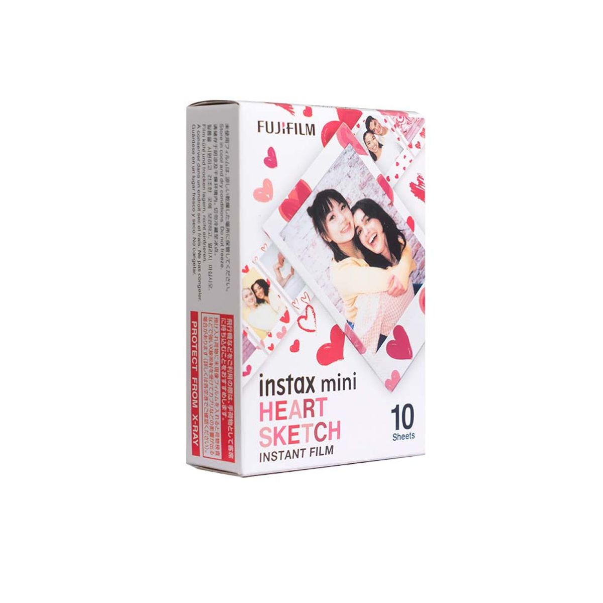 FUJIFILM - INSTAX MINI 10/PK HEART SKETCH