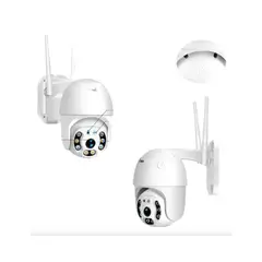GENERICO - Cámara De Seguridad V380 Pro Wifi Smart Exterior Ip66 Vigila Blanco