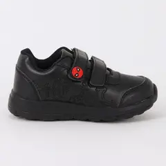 MARVEL - Zapatilla Escolar Niño Velcro Negro Spiderman