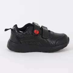 MARVEL - Zapatilla Escolar Niño Velcro Web Spiderman Negro