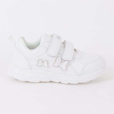 Imagen 1 del producto Zapatilla Escolar Niña Cintas Minnie Mouse Blanco