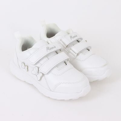 Imagen 2 del producto Zapatilla Escolar Niña Cintas Minnie Mouse Blanco
