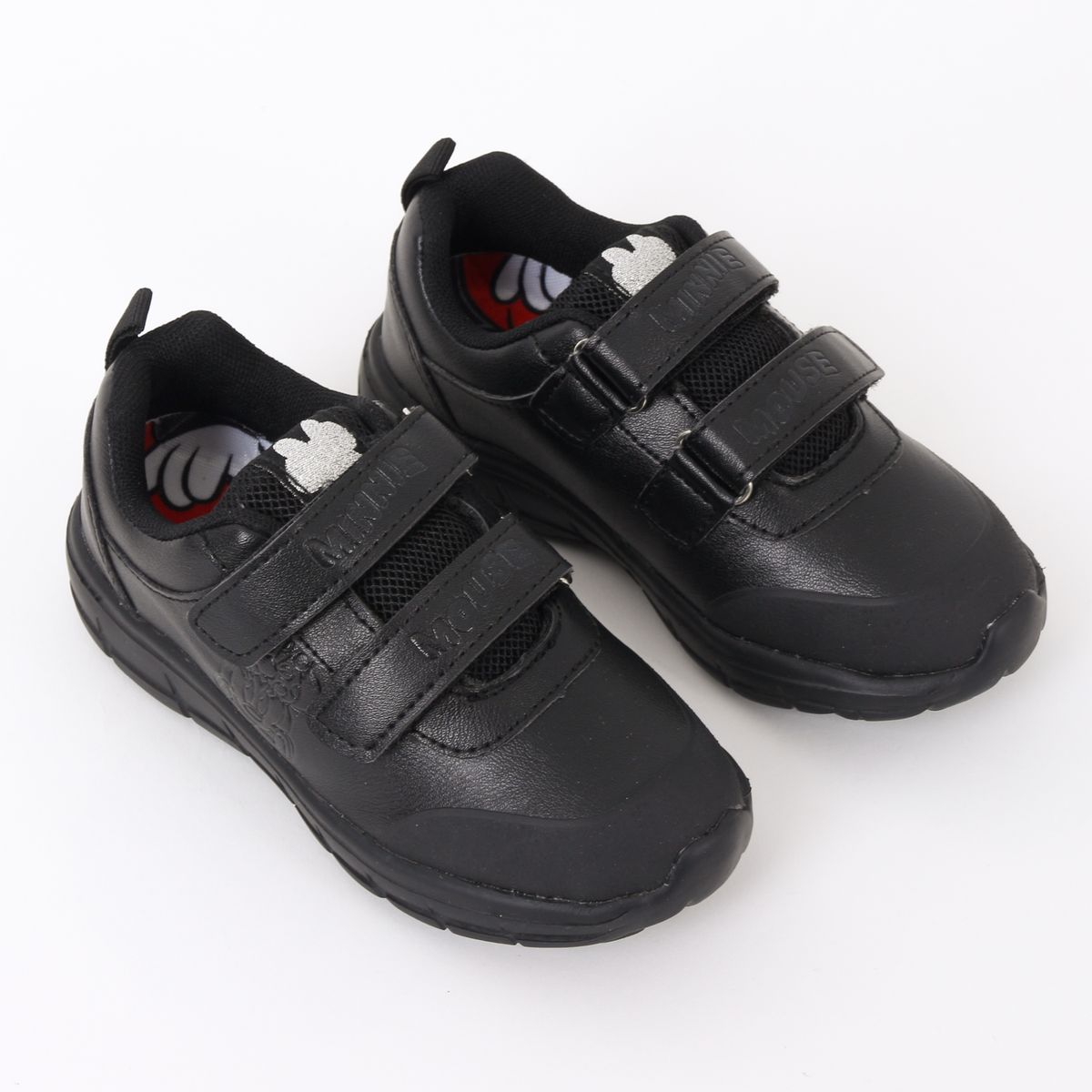 DISNEY - Zapatilla Escolar Niña Velcro Minnie Mouse Negro Disney